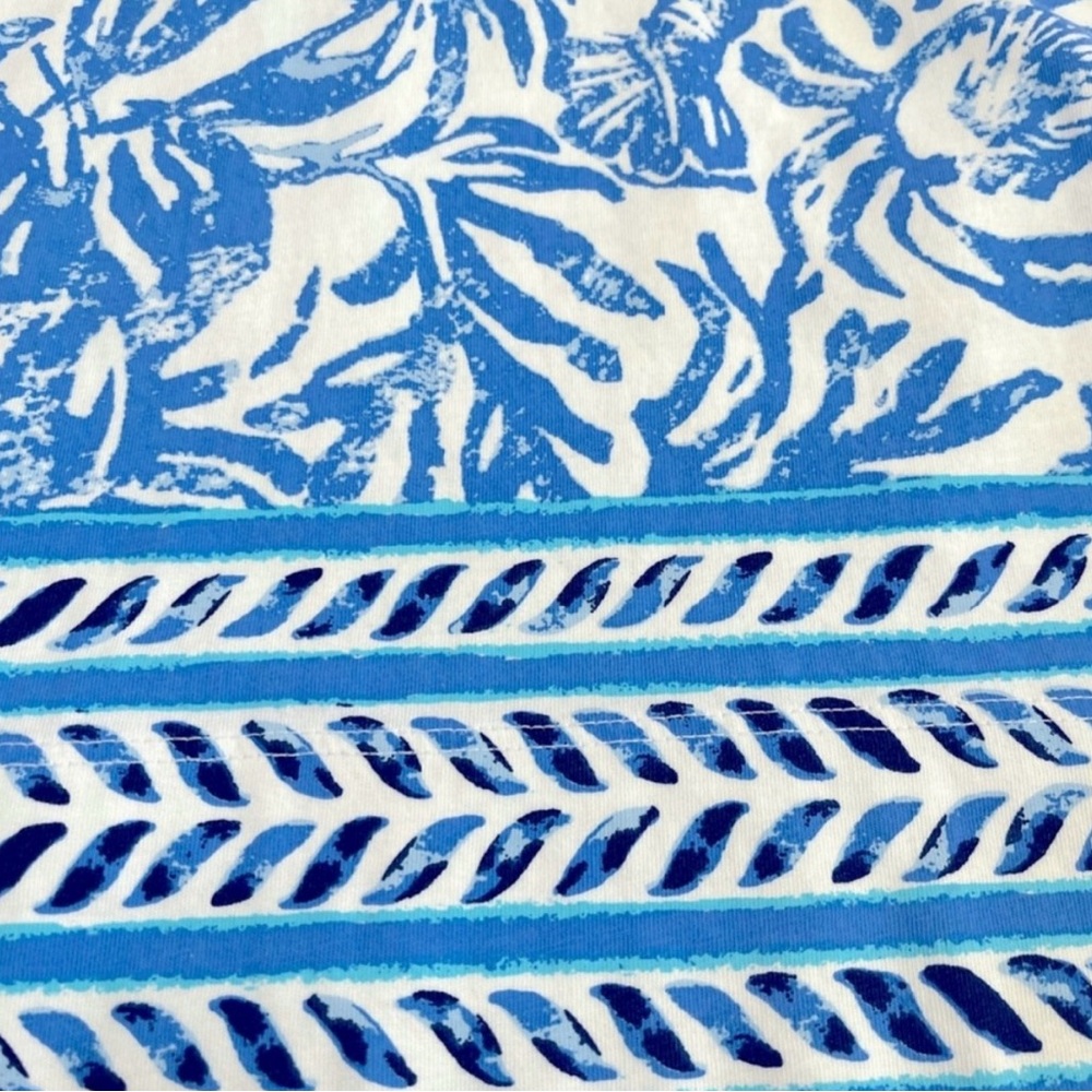 Lilly Pulitzer Marlowe Dress on a Roll, Blue and White - Picture 6 of 6